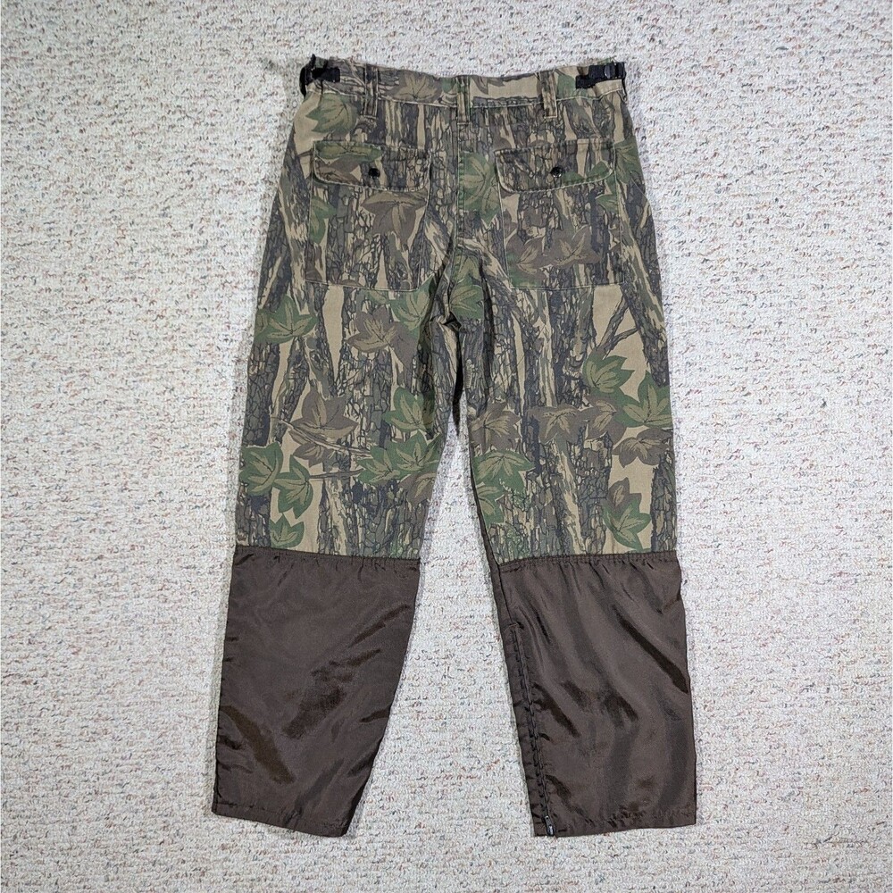 Winchester Hunting Pants Trebark Camo Mens LARGE Upland Briar Brush Guard Zips - Picture 6 of 8